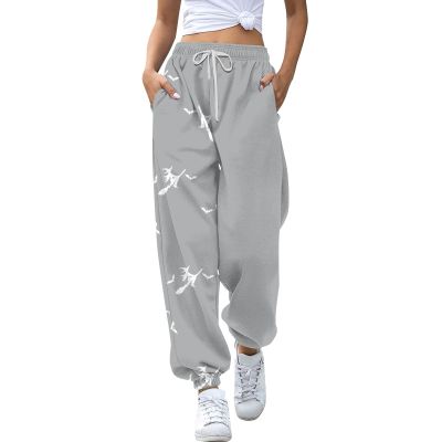 The 2024,Baggy Joggers,This is Some Boo Sheet Sweatpants Women Halloween Cool Ghost Graphic Wide Leg Joggers Cinch Bottom Baggy,Grey-D,Xx-Large
