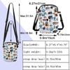 ENSIANTH Dr Movie Inspired Gift The 11th Doctor Crossbody Purses Bag Dr Lover Messenger Bags Blue Police Box Gift (Dr W CB) view 3