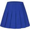 Laimi Duo Women Skirts Royal Blue Pleated Skirts Skorts for Women Girls Tennis Golf Pleated Skirt with Shorts Size 3XL view 1