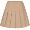 Laimi Duo Girls' mini Pleated Skirts Champagne Pleated Tennis Skirts Skorts for Women Athleti Skirt Christmas Outfits Size L view 1