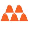 Soccer Cones, Sports Cones Portable 5pcs Plastic Football Barrier Training Cones Skate Marker Disc Cones for Sideline, Boundary Marking, Speed Training, Basketball, Obstacles view 1