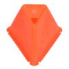 Soccer Cones, Sports Cones Portable 5pcs Plastic Football Barrier Training Cones Skate Marker Disc Cones for Sideline, Boundary Marking, Speed Training, Basketball, Obstacles view 4