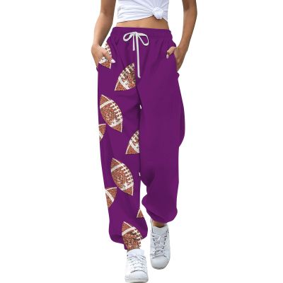 The Clearance,Wide Leg Trousers Women,This is Some Boo Sheet Sweatpants Women Halloween Cool Ghost Graphic Wide Leg Joggers Cinch Bottom Baggy,Primo,Purple-C,Small