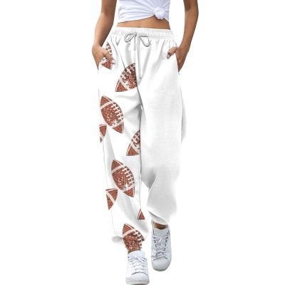 ,Cinch,This is Some Boo Sheet Sweatpants Women Halloween Cool Ghost Graphic Wide Leg Joggers Cinch Bottom Baggy, to,White-C,Large