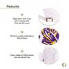 Desert Cactus LSU Louisiana State University Baseball Hat Tigers Geaux Brimmed Embroidered Hats Cap Adjustable Cloth Strap Adult (Style H1) White view 4