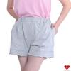Inspired Comforts Post Surgery Women Tear Away Shorts with Side Snaps (Heather Grey,3XL) view 2