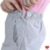 Inspired Comforts Post Surgery Women Tear Away Shorts with Side Snaps (Heather Grey,3XL) view 3