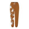 My Recent,Boo Sheet Sweatshirt,This is Some Boo Sheet Sweatpants Women Halloween Cool Ghost Graphic Wide Leg Joggers Cinch Bottom Baggy,Must Haves 2024,Coffee-A,Small view 2