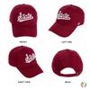 Desert Cactus Mississippi State University Baseball Hat Bulldogs MSU Brimmed Embroidered Hats Cap Adjustable Cloth Strap Adult (Style A1) Maroon view 3