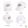 Desert Cactus Purdue University Baseball Hat Boilermakers Brimmed Embroidered Hats Cap Adjustable Cloth Strap Adult (Style D1) White view 3