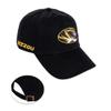 Desert Cactus University of Missouri Baseball Hat Mizzou Tigers Brimmed Embroidered Hats Cap Adjustable Cloth Strap Adult (Style D1) Black view 1