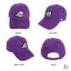 Desert Cactus TCU Texas Christian University Baseball Hat Horned Frogs Brimmed Embroidered Hats Cap Adjustable Cloth Strap Adult (Style C1) Purple view 3