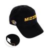 Desert Cactus University of Missouri Baseball Hat Mizzou Tigers Brimmed Embroidered Hats Cap Adjustable Cloth Strap Adult (Style F1) Black view 1