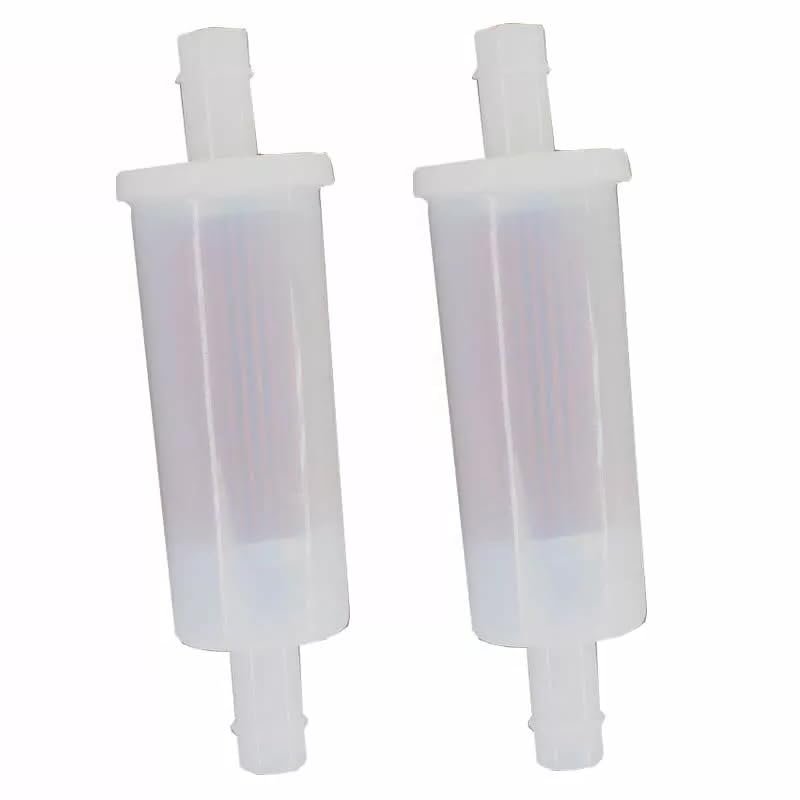 2PC 35-816296-4 Inline Fuel Filter Replacement 5/16" Fuel Filter for Mercury 816296Q2 Quick Silver Polaris 2530008 Sea Doo 275000051 275000262 Sierra 18-7830 0398327 30-200hp Mariner Outboard Boat