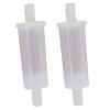 2PC 35-816296-4 Inline Fuel Filter Replacement 5/16" Fuel Filter for Mercury 816296Q2 Quick Silver Polaris 2530008 Sea Doo 275000051 275000262 Sierra 18-7830 0398327 30-200hp Mariner Outboard Boat view 1