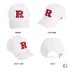 Desert Cactus Rutger University Baseball Hat New Jersey Scarlet Knights Brimmed Embroidered Cap - Adjustable Cloth Strap - A (US, Alpha, One Size, White) view 3