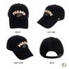 Desert Cactus Purdue University Baseball Hat Boilermakers Brimmed Embroidered Hats Cap Adjustable Cloth Strap Adult (Style F1) Black view 3