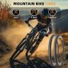 2-Pack Hybrid Bike Tire Kit: 26/27.5/29-inch Lightweight Bicycle Replacement Tires with Inner Tubes and Tire Levers Compatible with MTB,Urban Bike,26 x 1.95/27.5 x 2.1/29 x 2.25 view 2