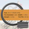 2-Pack Hybrid Bike Tire Kit: 26/27.5/29-inch Lightweight Bicycle Replacement Tires with Inner Tubes and Tire Levers Compatible with MTB,Urban Bike,26 x 1.95/27.5 x 2.1/29 x 2.25 view 3