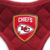 Littlearth NFL Kansas City Chiefs Velvet Pet Harness, Large view 3