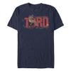 Jurassic Park Young Men's Carnotaurus Short Sleeve Tee Navy