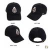 Desert Cactus Purdue University Baseball Hat Boilermakers Brimmed Embroidered Hats Cap Adjustable Cloth Strap Adult (Style B1) Black view 3