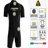 Cressi Baula 2.5 mm Man Short Sleeves Short Wetsuits, Black/Yellow, L view 3