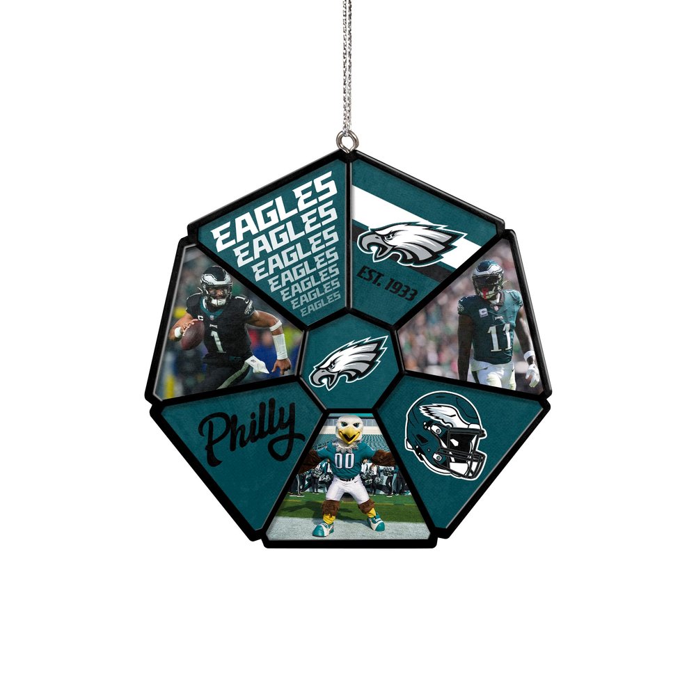 FOCO Philadelphia Eagles NFL Team Wheel Ornament