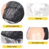 ASKUANG Old Man Costume Wig Short Wavy Old Man Bald wig Comb Over Style for Bald Costume Party Funny Wigs (White) view 3