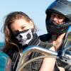 White Skeleton Gloves and Skull Face Mask Ghost Bones for Halloween Dance Costume Party, Cosplay, Cycling, Running view 4