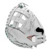 Easton | Professional Collection SIGNAUTRE Series Fastpitch Softball Catcher's Mitt | Jen Schroeder Model | 34" | Pro H-Web | Left Hand Throw | White/Teal view 3