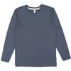 LAT Adult Unisex Long Sleeve Fine Jersey T-Shirt, Vintage Denim/Natural, Medium view 1