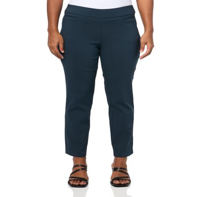 Briggs New York Women's Super Stretch Millennium Welt Pocket Pull on Career Pant