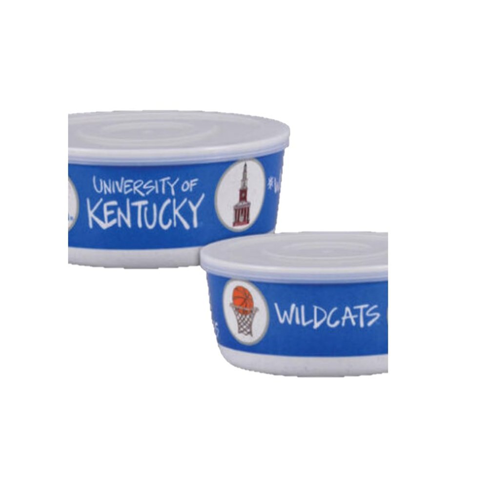 Kentucky Football Tailgate Bowl Set Set of 2 Bowls with Lids