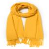 Cindy & Wendy Women's Pashmina Shawl Wrap for Evening Dress Bridesmaid Wedding Bridal Winter Warm Large Soft scarf (Golden Yellow) view 1