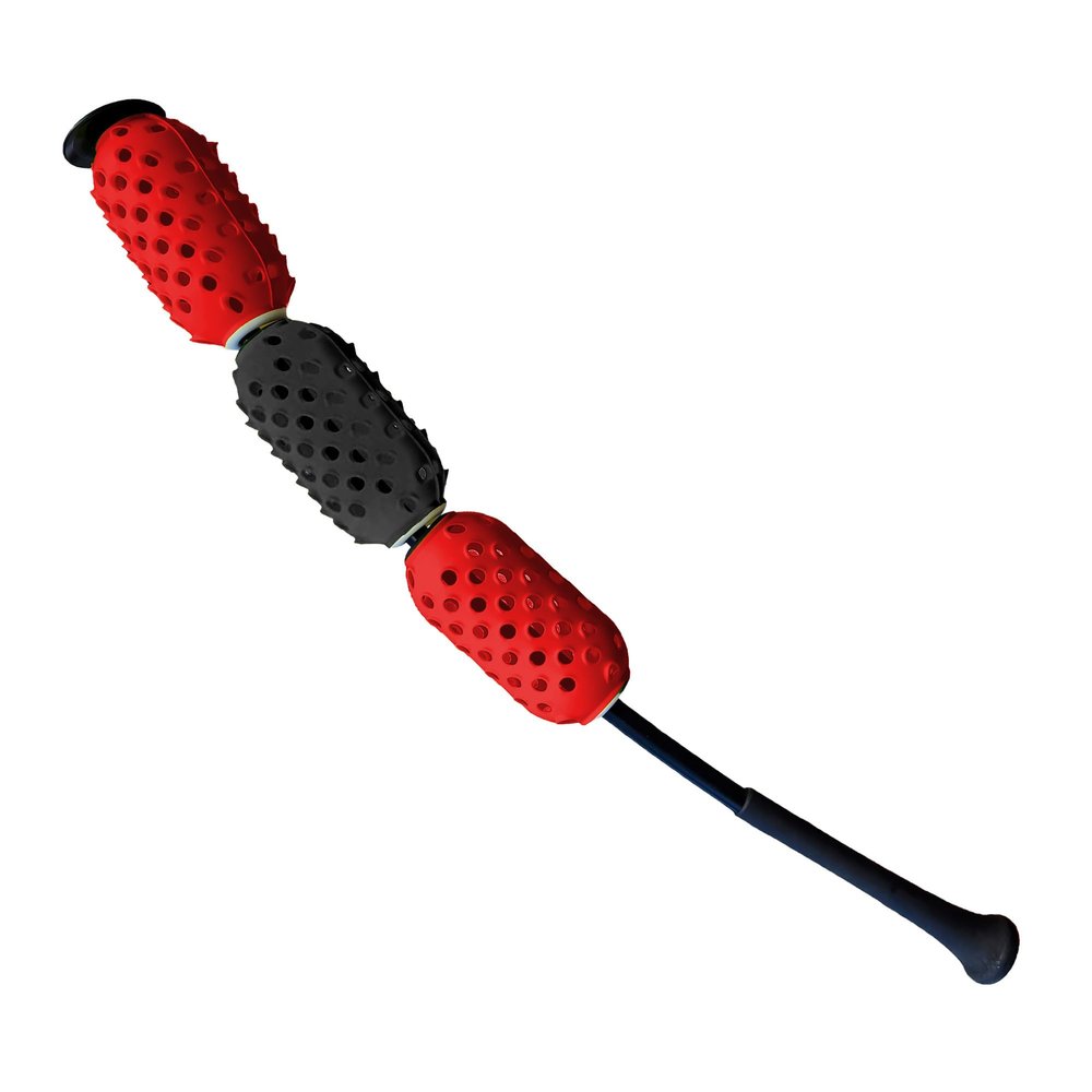 Aero Swing Baseball Swing Trainer, Bat Swing Air Resistance, Baseball Training Equipment, Training Aid for Speed, Accuracy, Baseball Bat Weight, Black & Red, Size Pro