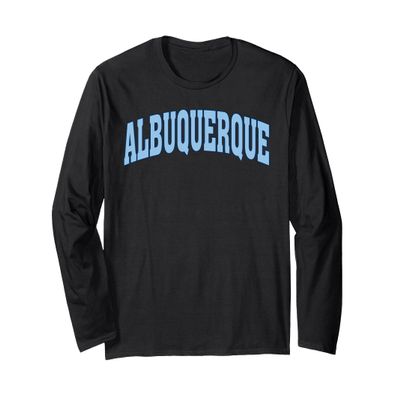 Albuquerque New Mexico NM Vintage Athletic Sports Design Long Sleeve T-Shirt