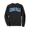 Cedar Falls Iowa IA Vintage Athletic Sports Design Sweatshirt view 1