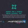 Axe | Avenge Pro 3 Hybrid | BBCOR Baseball Bat | Drop -3 | 3-Piece Hybrid | 2 5/8" Barrel | Black/Blue/Pink (Standard Axe Handle, 33") view 2