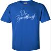 5X-Large Royal Mens Do Something! T-Shirt view 2