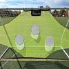Vallerta Match 12x6 Ft Steel Soccer Goal + Skill-Shot Professional Soccer Shooting Practice Target Net & Rebounder. (Black, 12' x 6') view 3