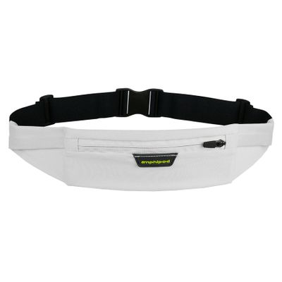 Amphipod MicroStretch Opti-Luxe Belt, Ultra-Light Minimalist Runners Waist Pack for Walking, Hiking & Running, Men & Women - Amp Green - OS - Swiss Alps - XL