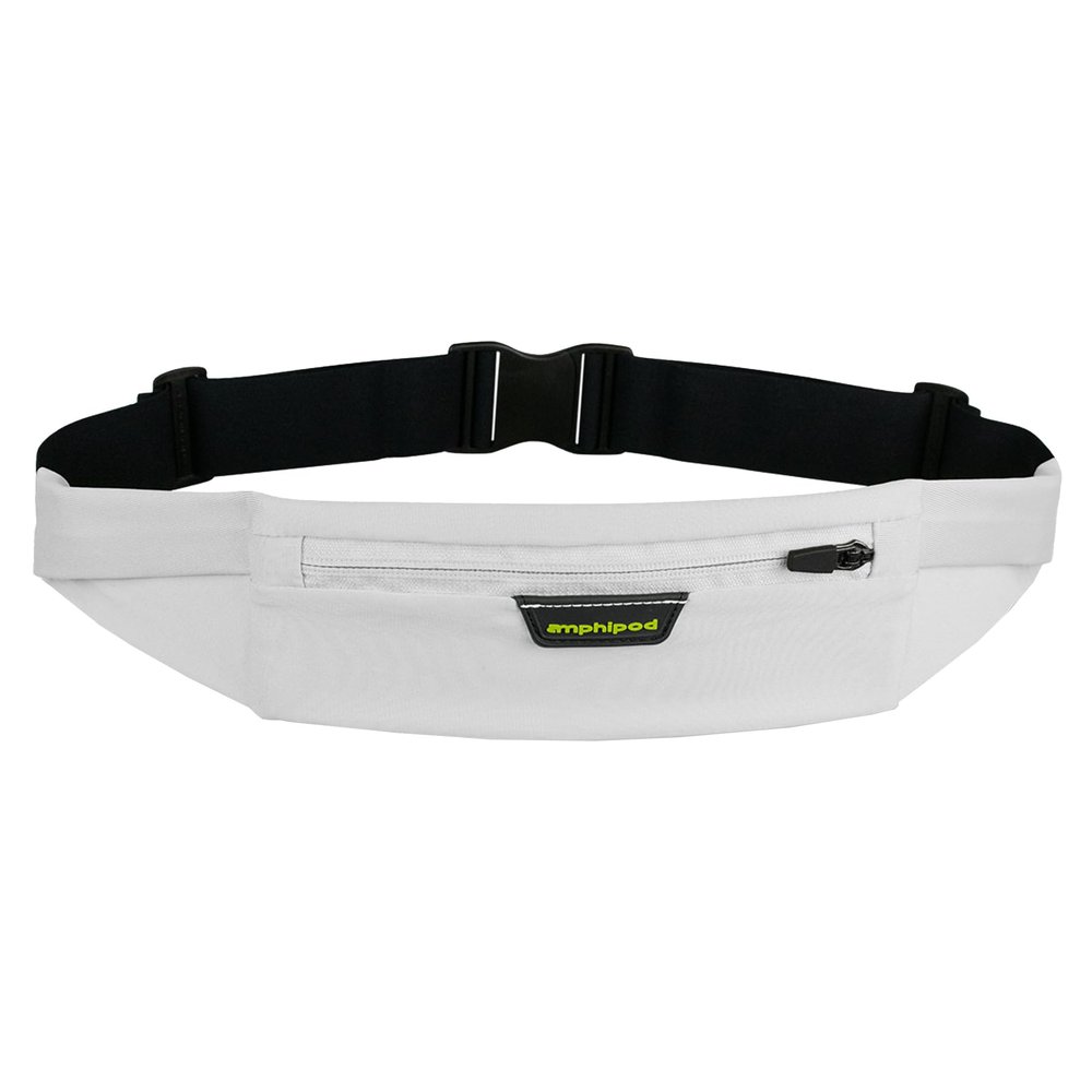Amphipod MicroStretch Opti-Luxe Belt, Ultra-Light Minimalist Runners Waist Pack for Walking, Hiking & Running, Men & Women - Amp Green - OS - Swiss Alps - XL