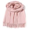 Cindy & Wendy Women's Pashmina Shawl Wrap for Evening Dress Bridesmaid Wedding Bridal Winter Warm Large Soft scarf (Baby Pink) view 4