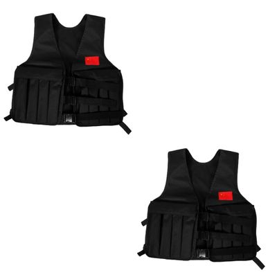 BESPORTBLE Versatile Running Weight Vest Strength Training Vest Adjustable Weight Design Breathable Oxford