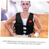 BESPORTBLE Versatile Running Weight Vest Strength Training Vest Adjustable Weight Design Breathable Oxford view 3