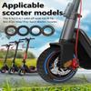 GLDYTIMES 9.5x2.50 Inch KQi3 pro Tire, 9.5x2.5-6.1 Solid Tire Fit for NIU KQi3 Pro/Max/Sport Electric Scooter, 9.5" Front Rear Tyre, Puncture-Free, Anti-Skid, Shockproof (Blue 1Pc) view 4