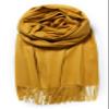 Cindy & Wendy Women's Pashmina Shawl Wrap for Evening Dress Bridesmaid Wedding Bridal Winter Warm Large Soft scarf (Mustard) view 2