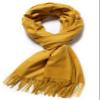 Cindy & Wendy Women's Pashmina Shawl Wrap for Evening Dress Bridesmaid Wedding Bridal Winter Warm Large Soft scarf (Mustard) view 3