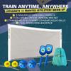 Dink Buddy - 3-in-1 Pickleball Trainer Set: 1 Mini 6 Wide Pickleball Net with Carrying Case, 4 Kelso Balls (2 Trainer + 2 Standard), 2 PickleDojo Paddles, & 1 Drawstring Backpack view 3
